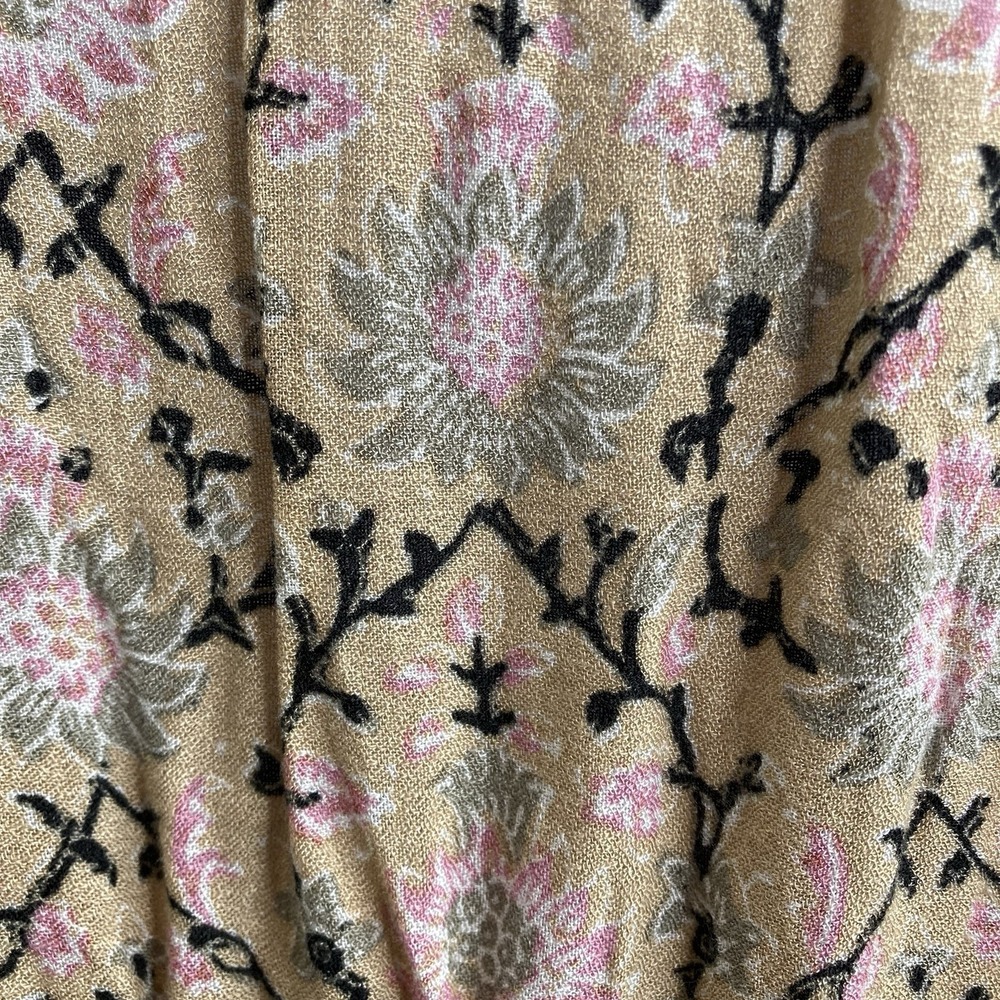 Lucky Brand Women's Floral Boho Maxi Dress Size S Boho Hippie Festival Flowy - Picture 12 of 12